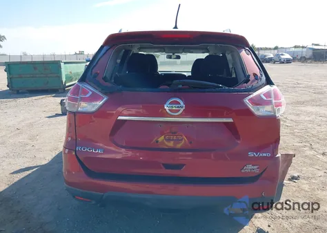 2016 Nissan Rogue Sv from USA, damaged, VIN KNMAT2MV5GP721204